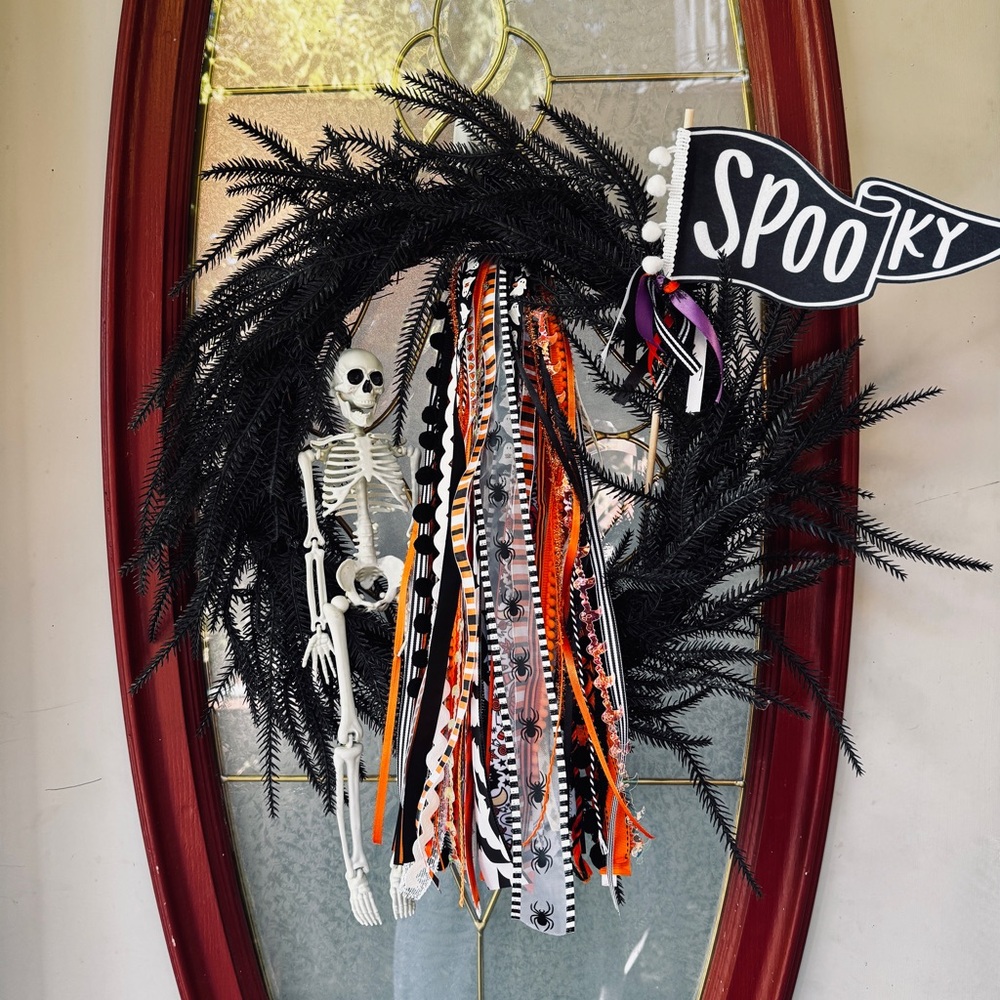 Halloween ribbon trim bundle for wreath